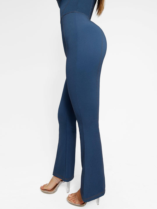 Built-In Shapewear Denim Bodysuit Or Dress Or Jumpsuit