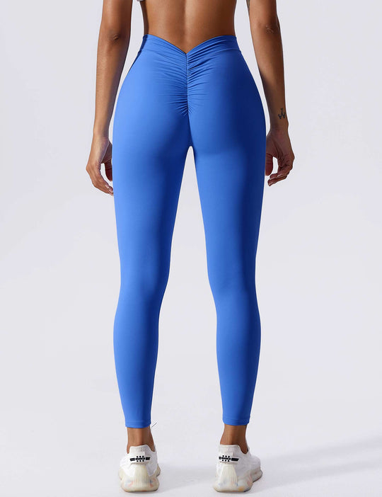 V-back Ruched Leggings