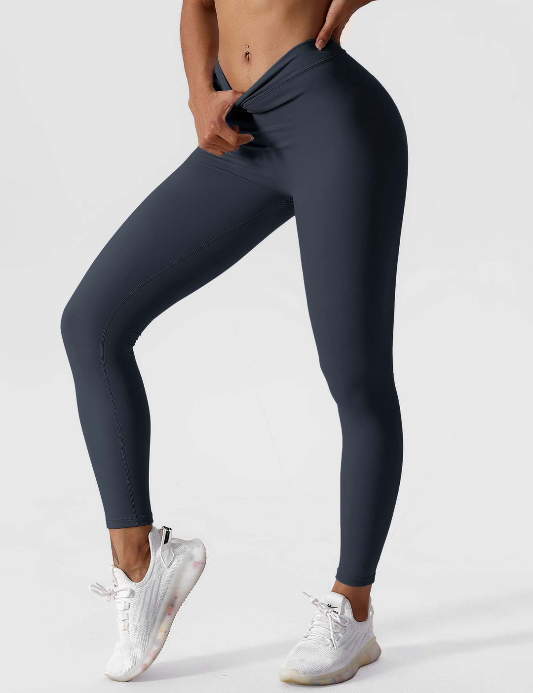 V-back Ruched Leggings