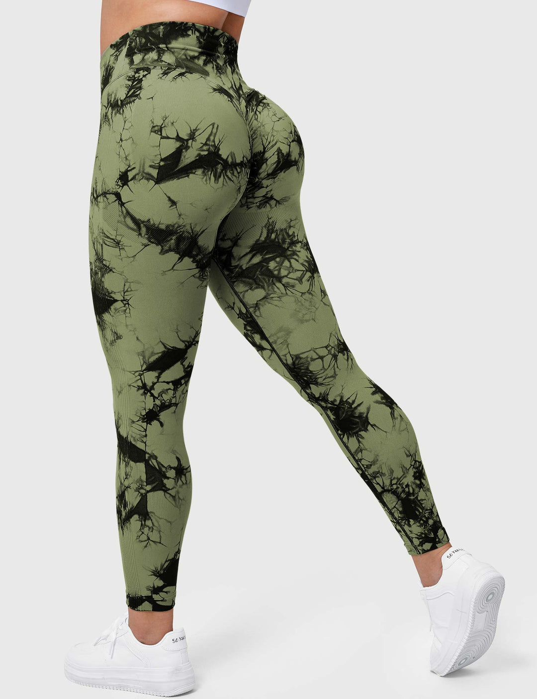 V-Waistband Tie Dye Leggings
