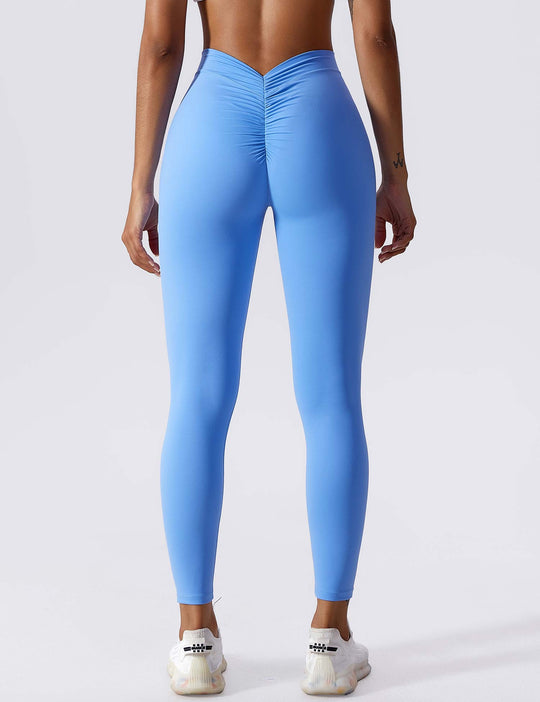 V-back Ruched Leggings