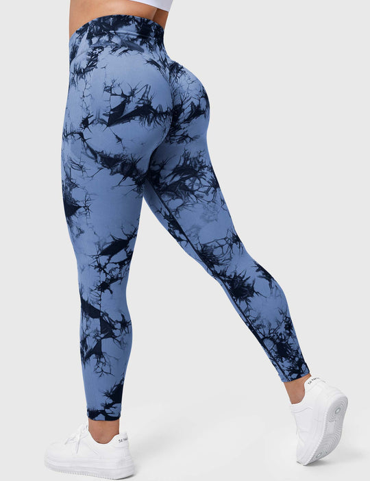 V-Waistband Tie Dye Leggings