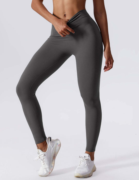 V-back Ruched Leggings