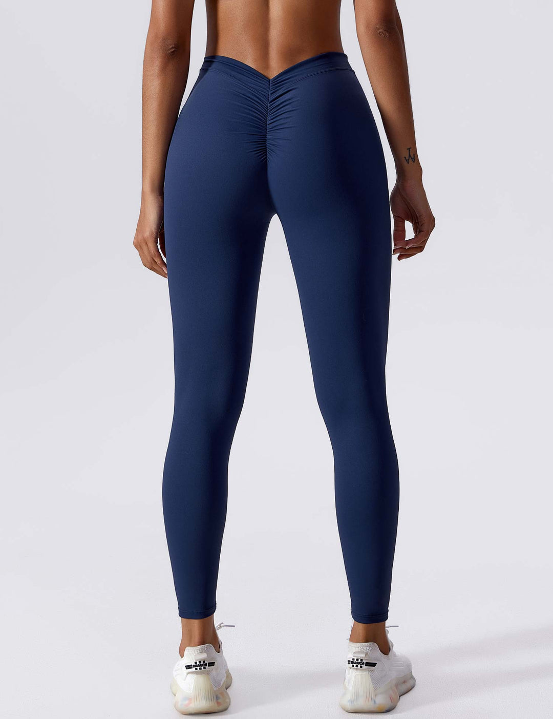 V-back Ruched Leggings