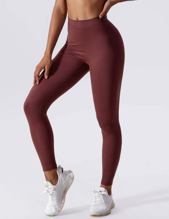 V-back Ruched Leggings